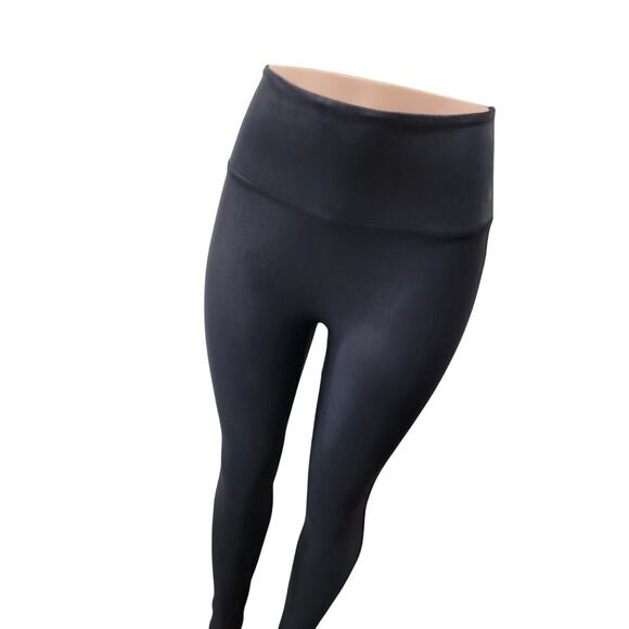 Spanx Women's‎ Faux Leather Leggings Black Size Medium - Picture 4 of 15